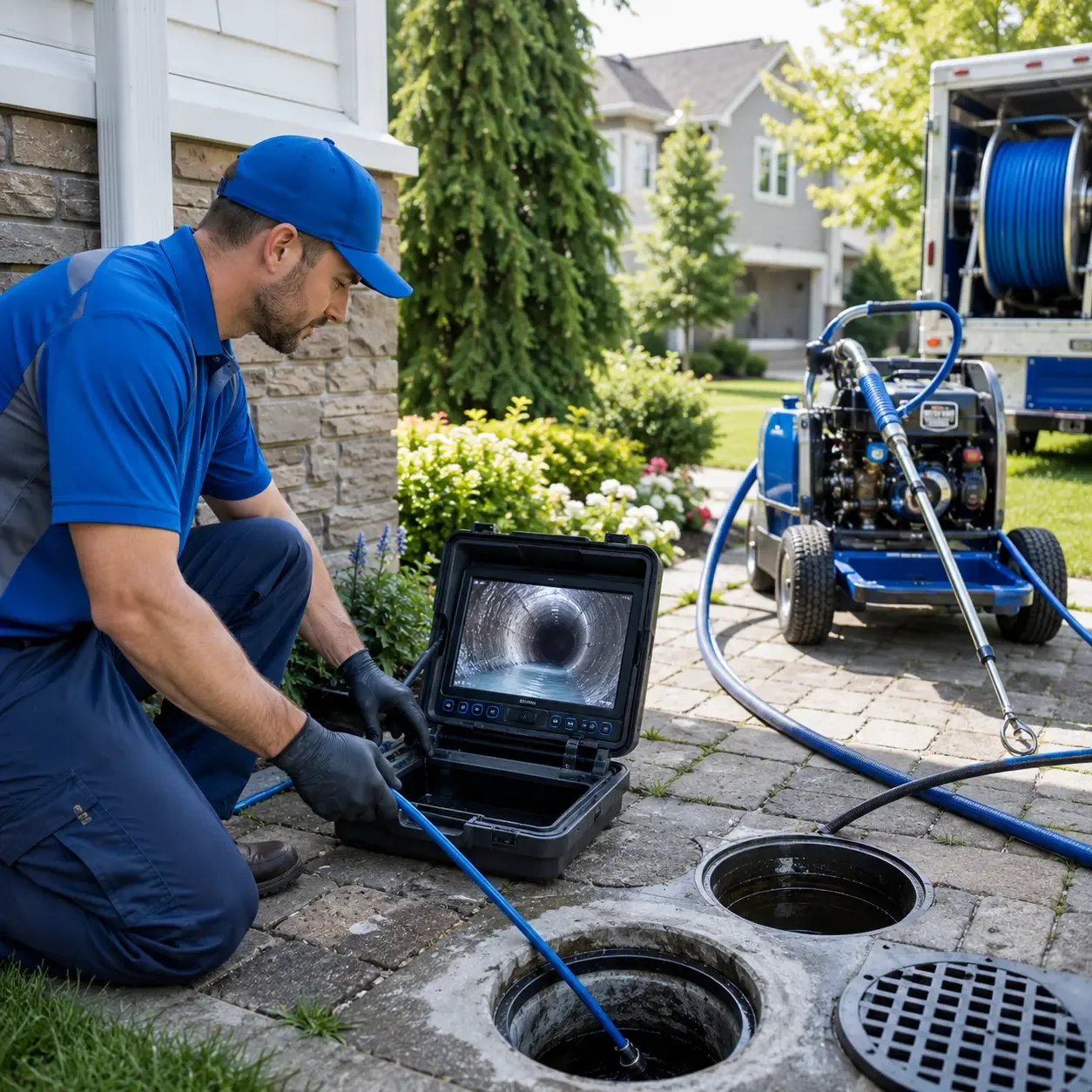 Outdoor drain cleaning professionals serving Treichlers, PA