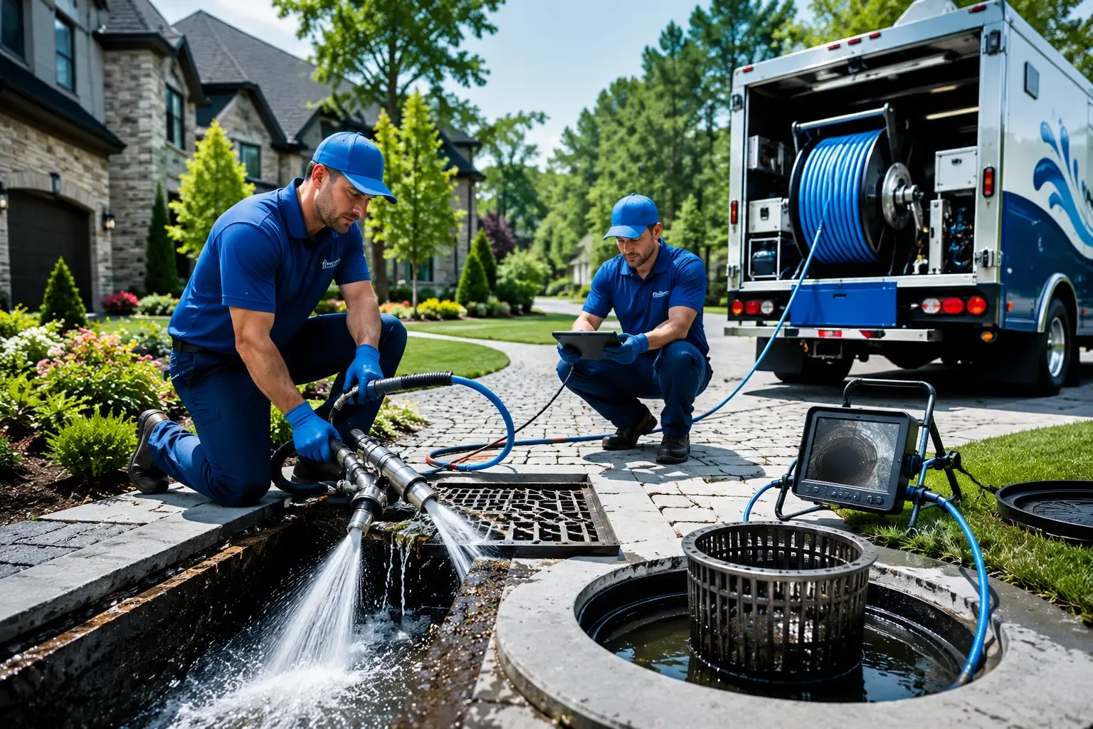 Local outdoor drain cleaning professionals in Treichlers, PA